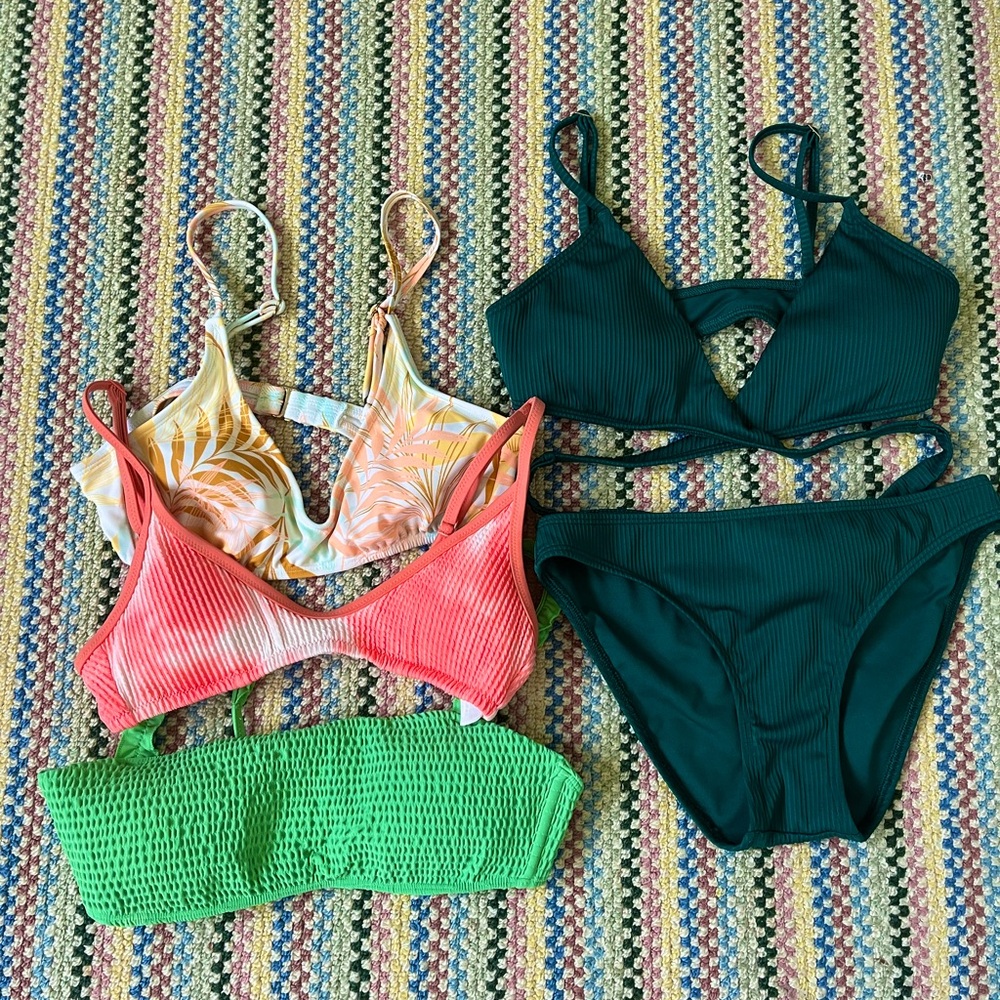 collection of swimsuits